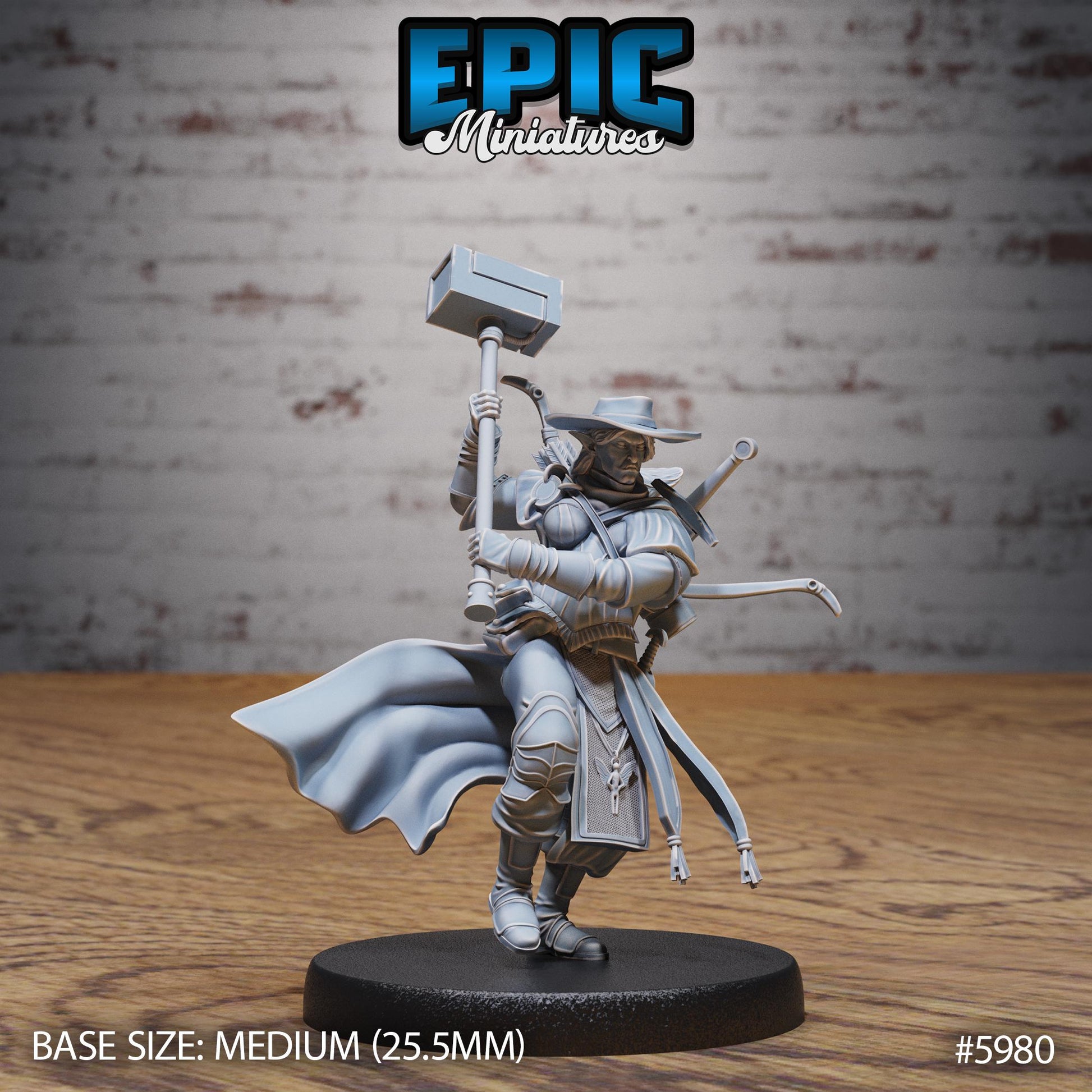 Half-Orc - Resin Miniature - Tabletop miniature - Fantasy Miniature - 32mm - D&D - Sci-fi Miniature