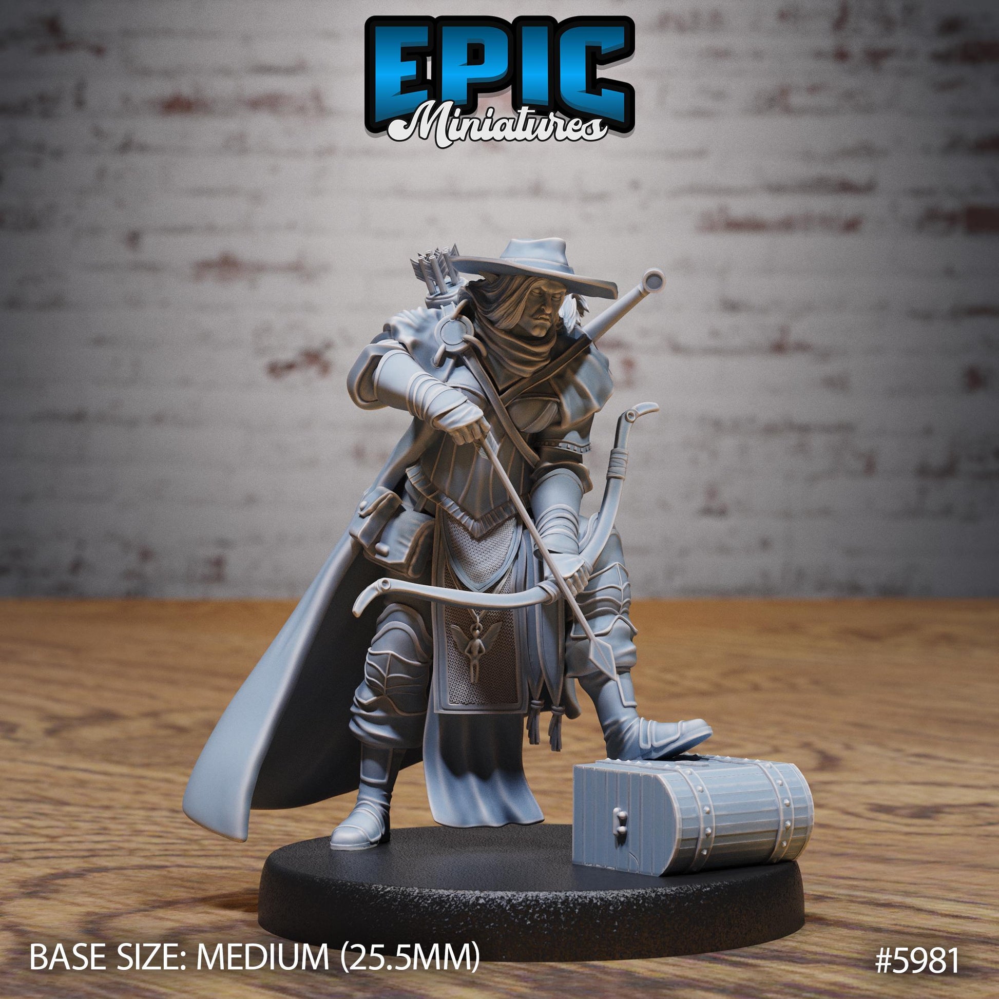 Half-Orc - Resin Miniature - Tabletop miniature - Fantasy Miniature - 32mm - D&D - Sci-fi Miniature