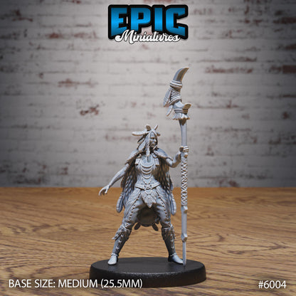 Raven Shaman - Resin Miniature - Tabletop miniature - Fantasy Miniature - 32mm - D&D - Sci-fi Miniature