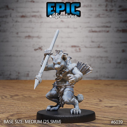 Young Gnoll - Resin Miniature - Tabletop miniature - Fantasy Miniature - 32mm - D&D - Sci-fi Miniature