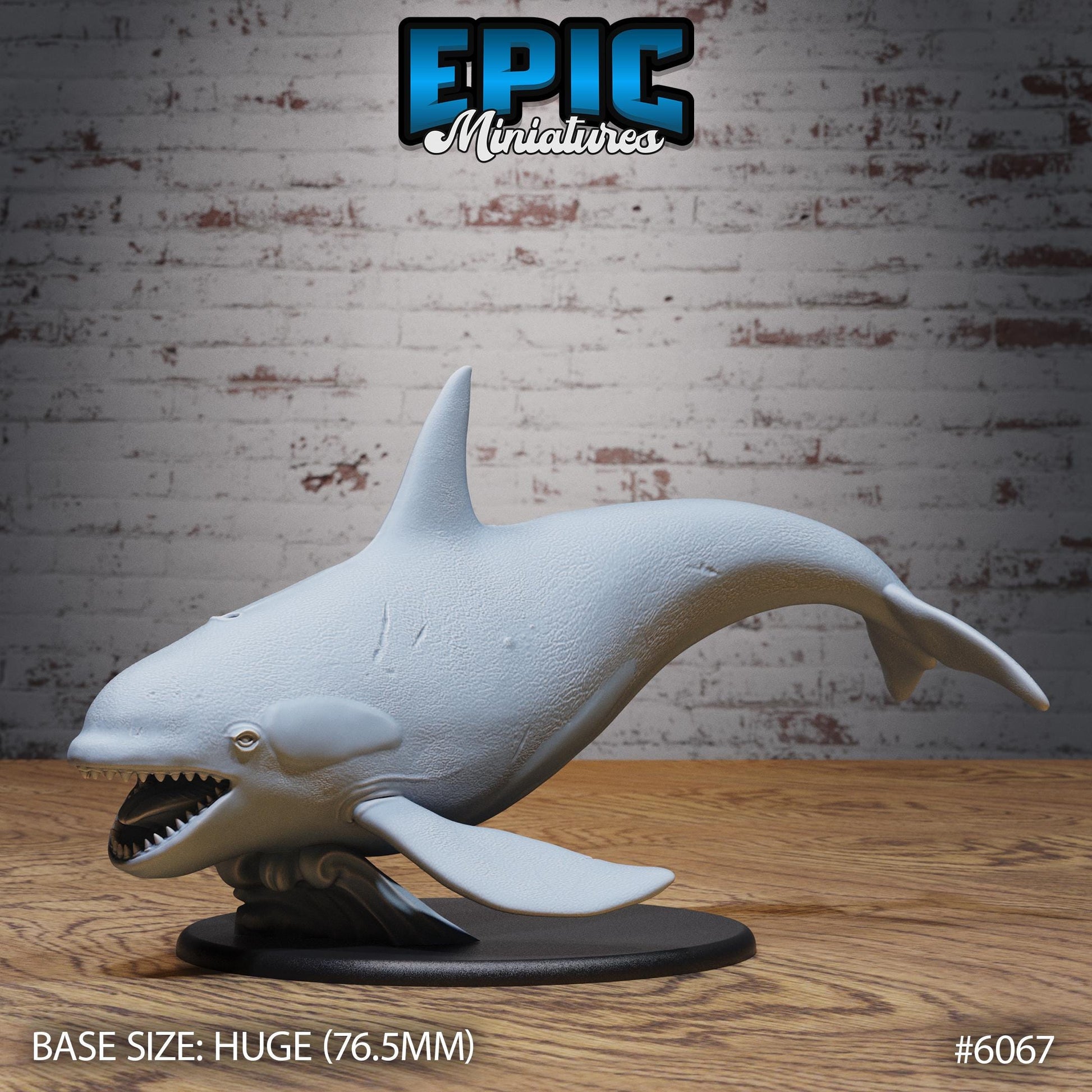 Orca - Hollow - Resin Miniature - Tabletop miniature - Fantasy Miniature - 32mm - D&D - Sci-fi Miniature
