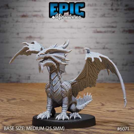 Bronze Dragon - Resin Miniature - Tabletop miniature - Fantasy Miniature - 32mm - D&D - Sci-fi Miniature