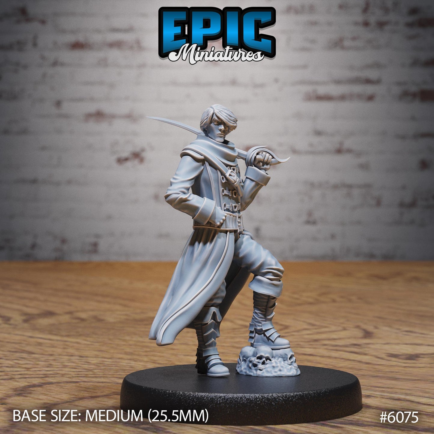 Sea Adventurer - Resin Miniature - Tabletop miniature - Fantasy Miniature - 32mm - D&D - Sci-fi Miniature