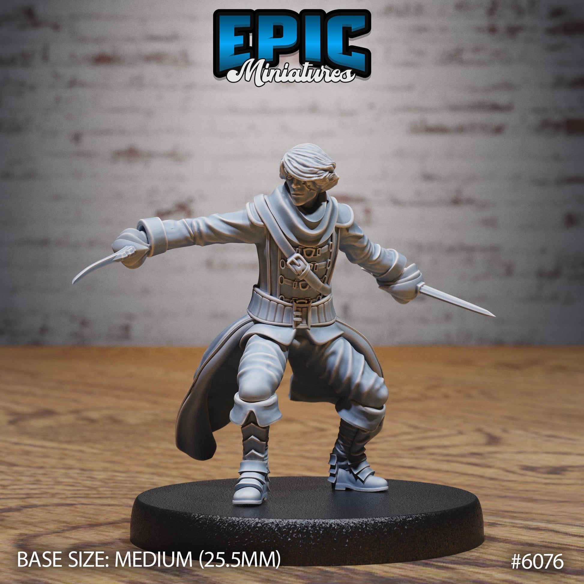 Sea Adventurer - Resin Miniature - Tabletop miniature - Fantasy Miniature - 32mm - D&D - Sci-fi Miniature