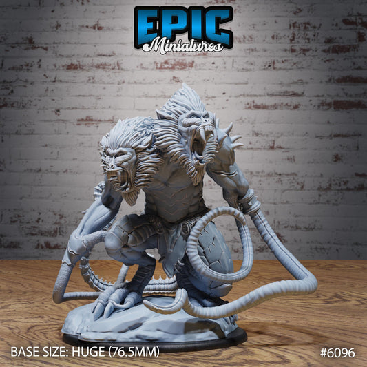 Demogorgon Prime - Resin Miniature - Tabletop miniature - Fantasy Miniature - 32mm - D&D - Sci-fi Miniature