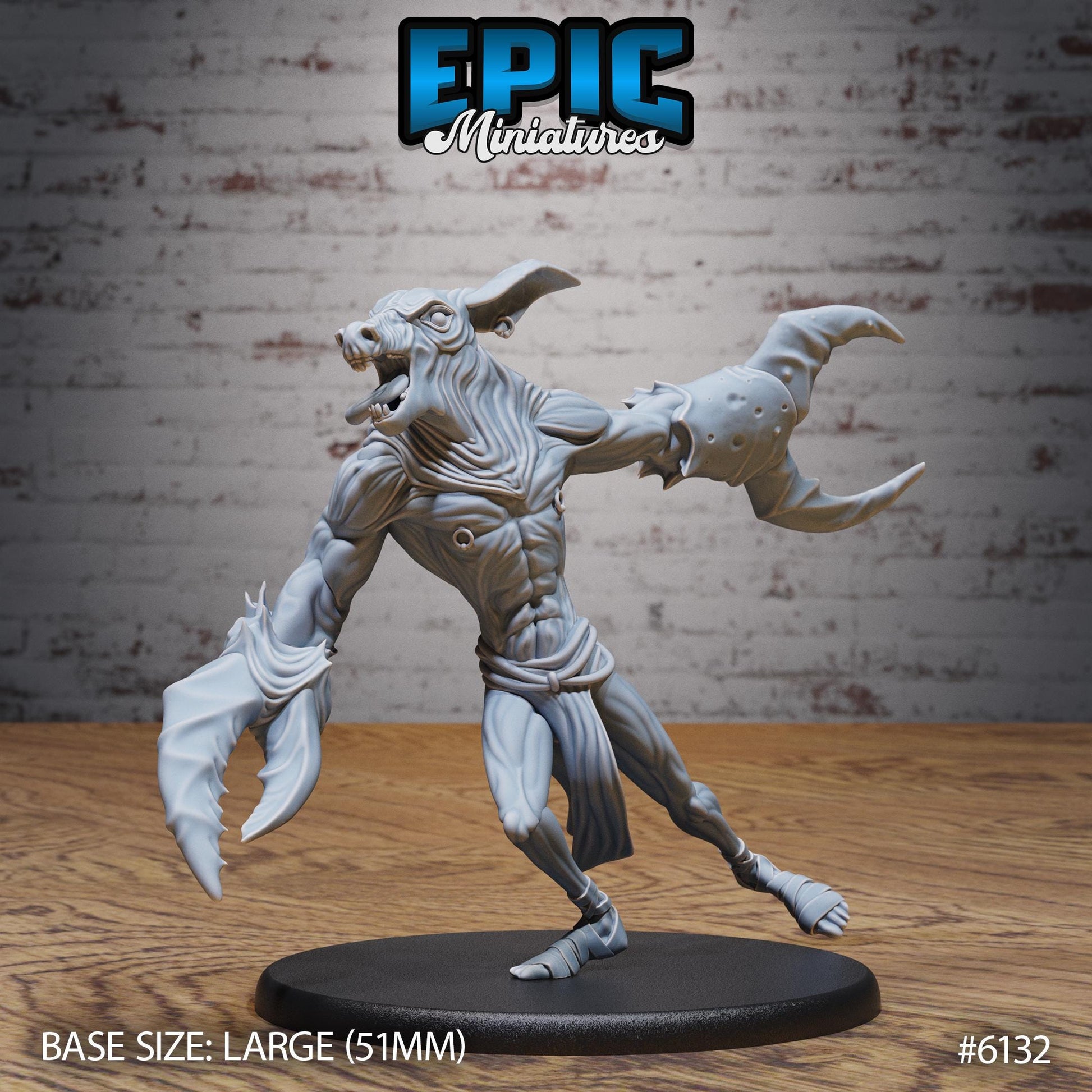 Doncrab Demon - Resin Miniature - Tabletop miniature - Fantasy Miniature - 32mm - D&D - Sci-fi Miniature