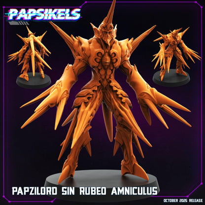 Papzilord Aminiculus - 3D Printed Miniature - Sci-fi Miniature - Tabletop Miniature - D&D - Papsikel