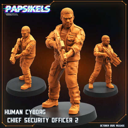 Human Colonials - 3D Printed Miniature - Sci-fi Miniature - Tabletop Miniature - D&D - Papsikel