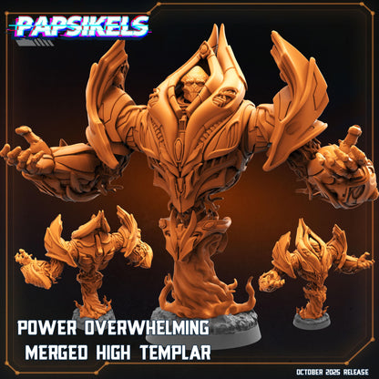 Power Templar - 3D Printed Miniature - Sci-fi Miniature - Tabletop Miniature - D&D - Papsikel