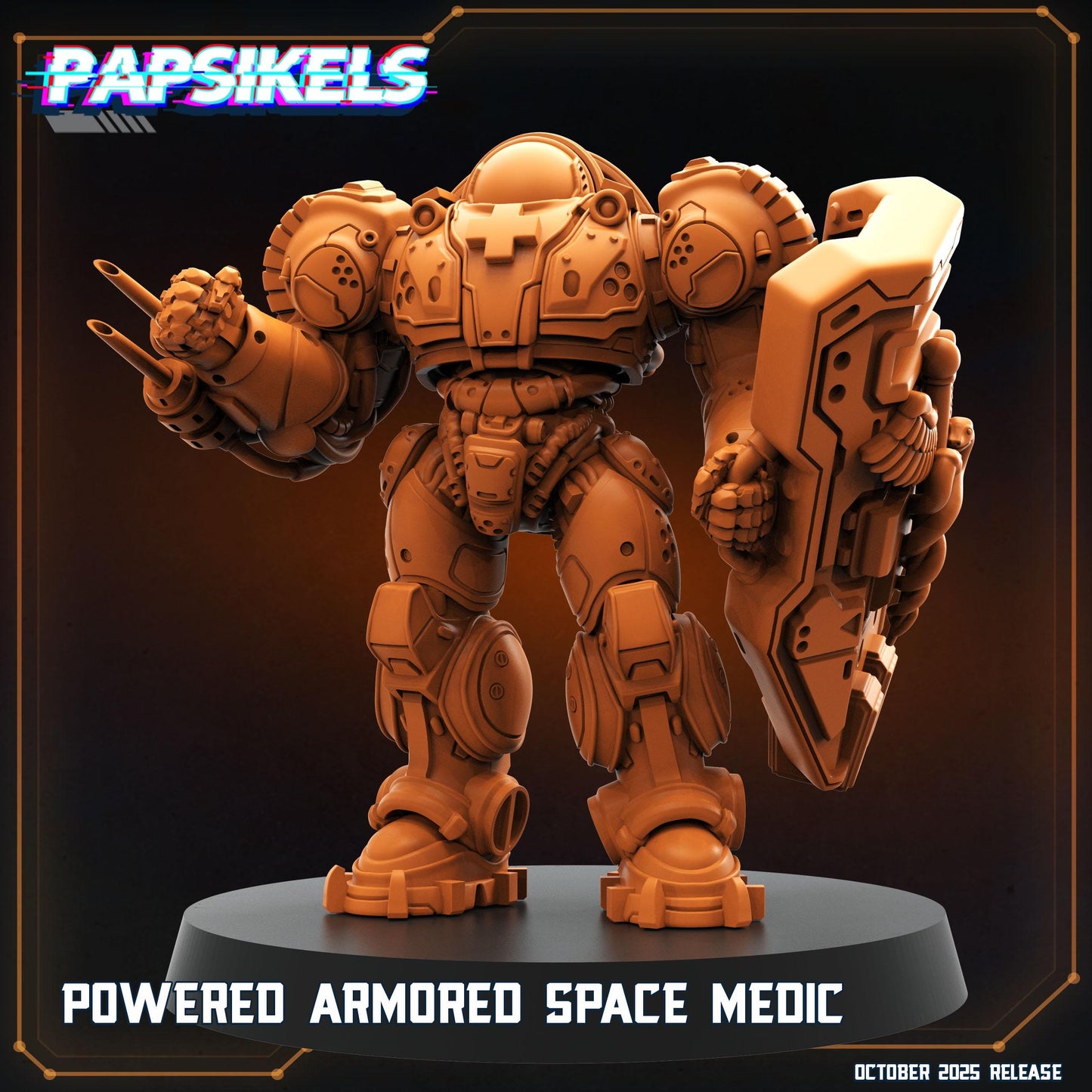 Space Medics - 3D Printed Miniature - Sci-fi Miniature - Tabletop Miniature - D&D - Papsikel