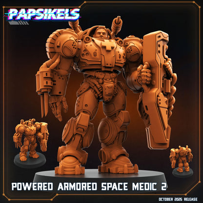 Space Medics - 3D Printed Miniature - Sci-fi Miniature - Tabletop Miniature - D&D - Papsikel