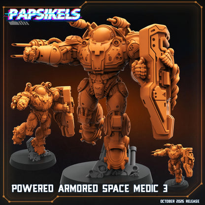 Space Medics - 3D Printed Miniature - Sci-fi Miniature - Tabletop Miniature - D&D - Papsikel