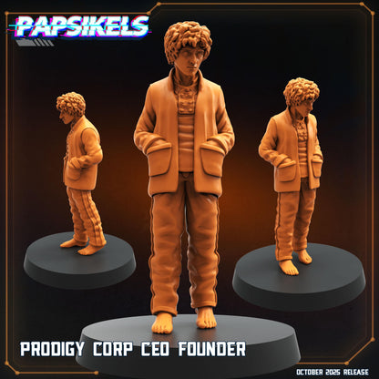 Prodigy Corp - 3D Printed Miniature - Sci-fi Miniature - Tabletop Miniature - D&D - Papsikel