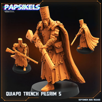 Quiapo Trench - Resin Miniature - Tabletop miniature - Fantasy Miniature - 32mm - D&D - Sci-fi Miniature- Papsikel