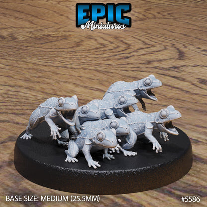 Frog Swarm - Resin Miniature - Tabletop miniature - Fantasy Miniature - 32mm - D&D - Sci-fi Miniature