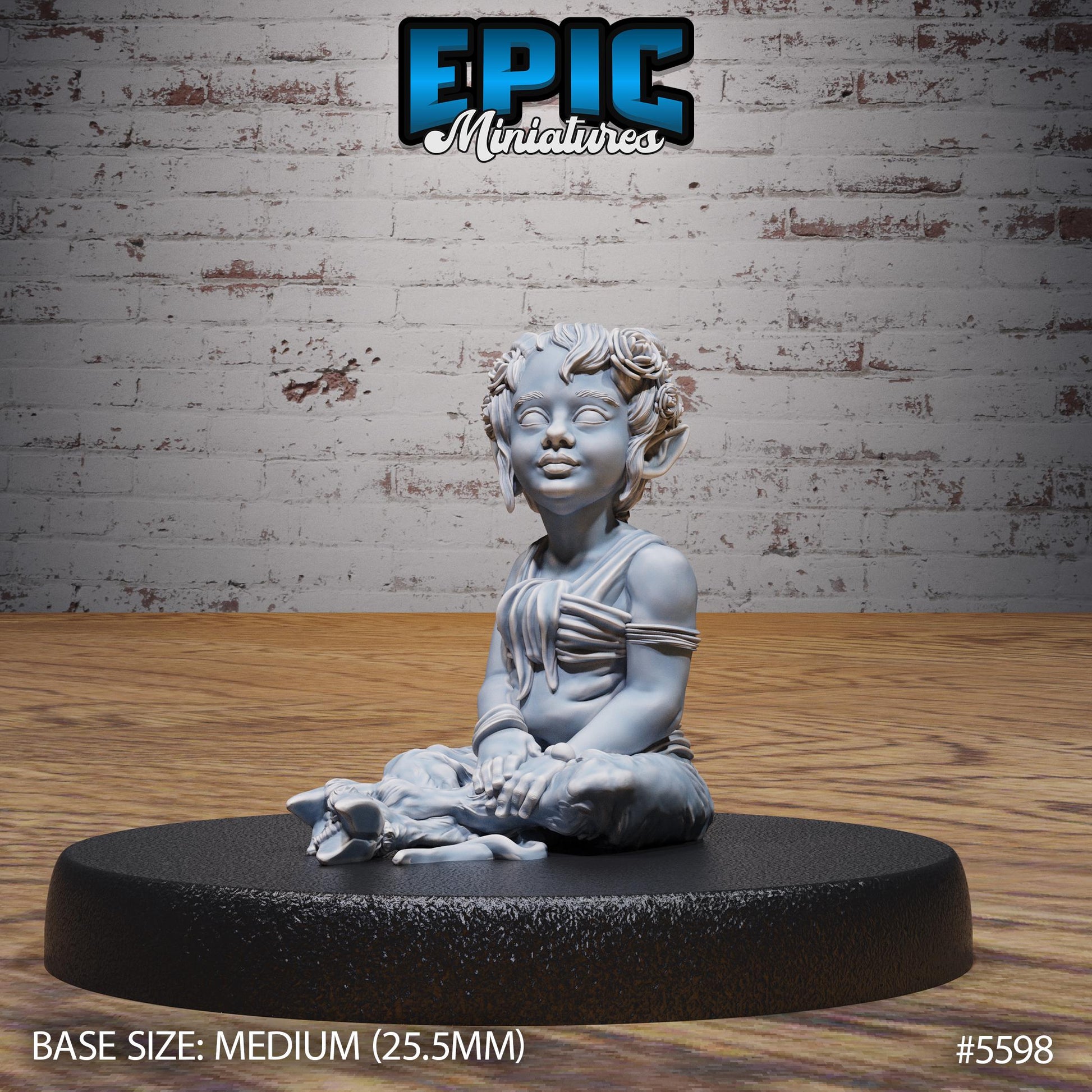 Satyr Child - Resin Miniature - Tabletop miniature - Fantasy Miniature - 32mm - D&D - Sci-fi Miniature