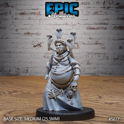 Witch Coven - Resin Miniature - Tabletop miniature - Fantasy Miniature - 32mm - D&D - Sci-fi Miniature