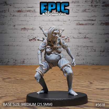 Witch Coven - Resin Miniature - Tabletop miniature - Fantasy Miniature - 32mm - D&D - Sci-fi Miniature