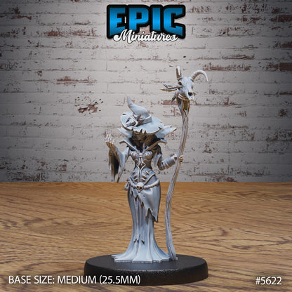 Witch Coven - Resin Miniature - Tabletop miniature - Fantasy Miniature - 32mm - D&D - Sci-fi Miniature