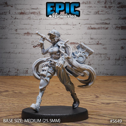 Tinkrer Bethy - Resin Miniature - Tabletop miniature - Fantasy Miniature - 32mm - D&D - Sci-fi Miniature