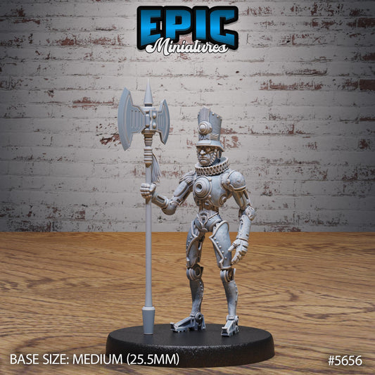 Automaton Guards - Resin Miniature - Tabletop miniature - Fantasy Miniature - 32mm - D&D - Sci-fi Miniature