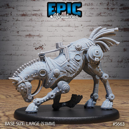 Horse Construct - Resin Miniature - Tabletop miniature - Fantasy Miniature - 32mm - D&D - Sci-fi Miniature