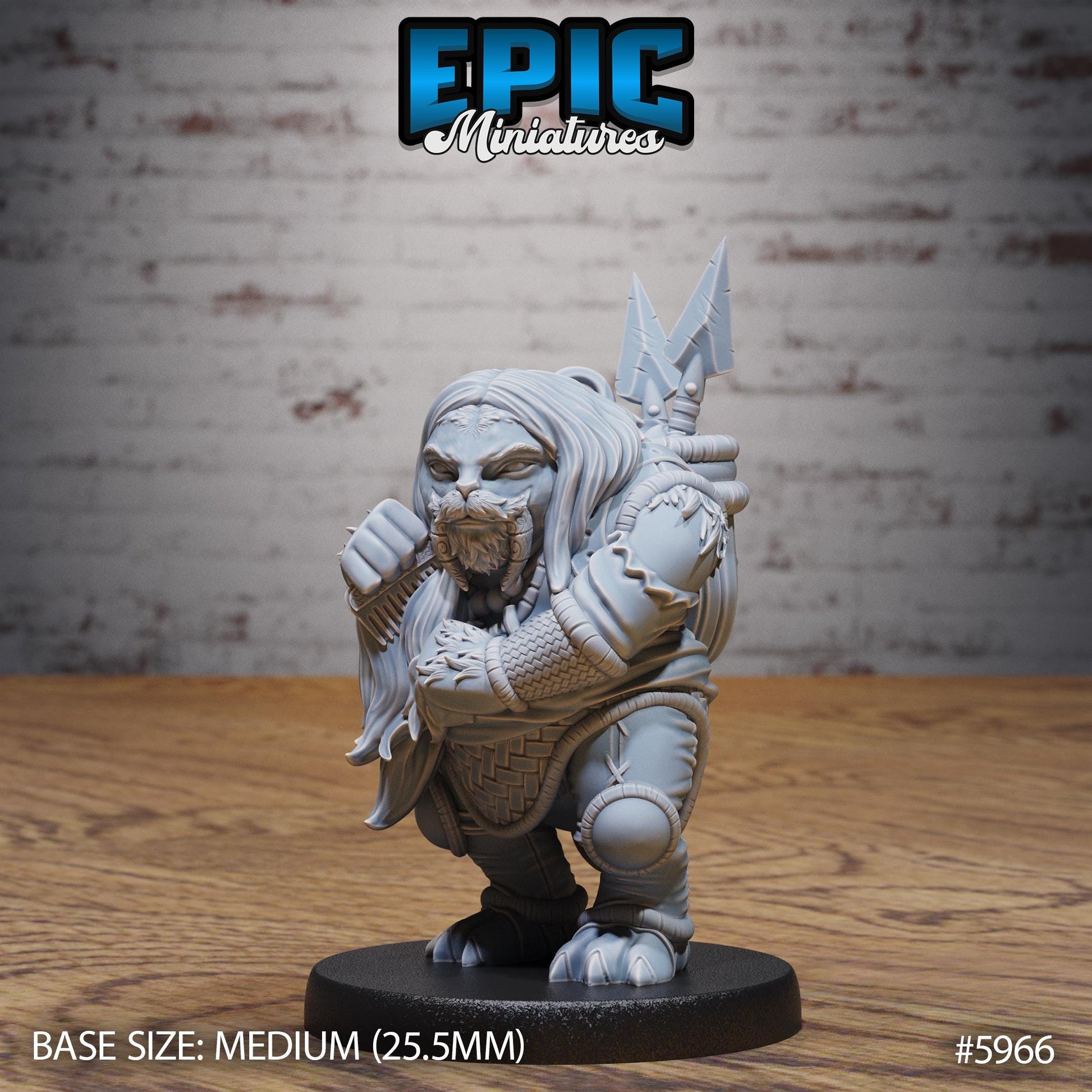 Walrus Folks - Resin Miniature - Tabletop miniature - Fantasy Miniature - 32mm - D&D - Sci-fi Miniature