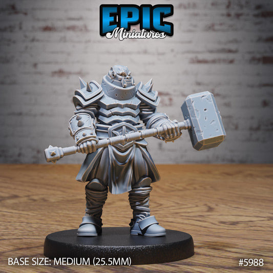 Dark Orc - Resin Miniature - Tabletop miniature - Fantasy Miniature - 32mm - D&D - Sci-fi Miniature