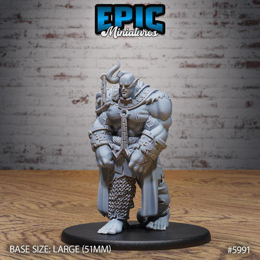 Ogrillon brute - Resin Miniature - Tabletop miniature - Fantasy Miniature - 32mm - D&D - Sci-fi Miniature