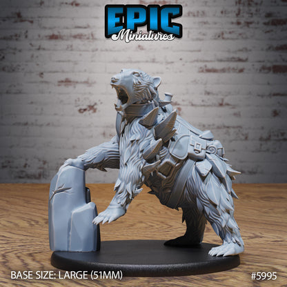 Magic Forest Bear - Resin Miniature - Tabletop miniature - Fantasy Miniature - 32mm - D&D - Sci-fi Miniature