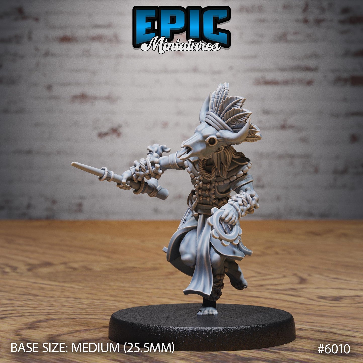 Native Tribes Figures - Resin Miniature - Tabletop miniature - Fantasy Miniature - 32mm - D&D - Sci-fi Miniature
