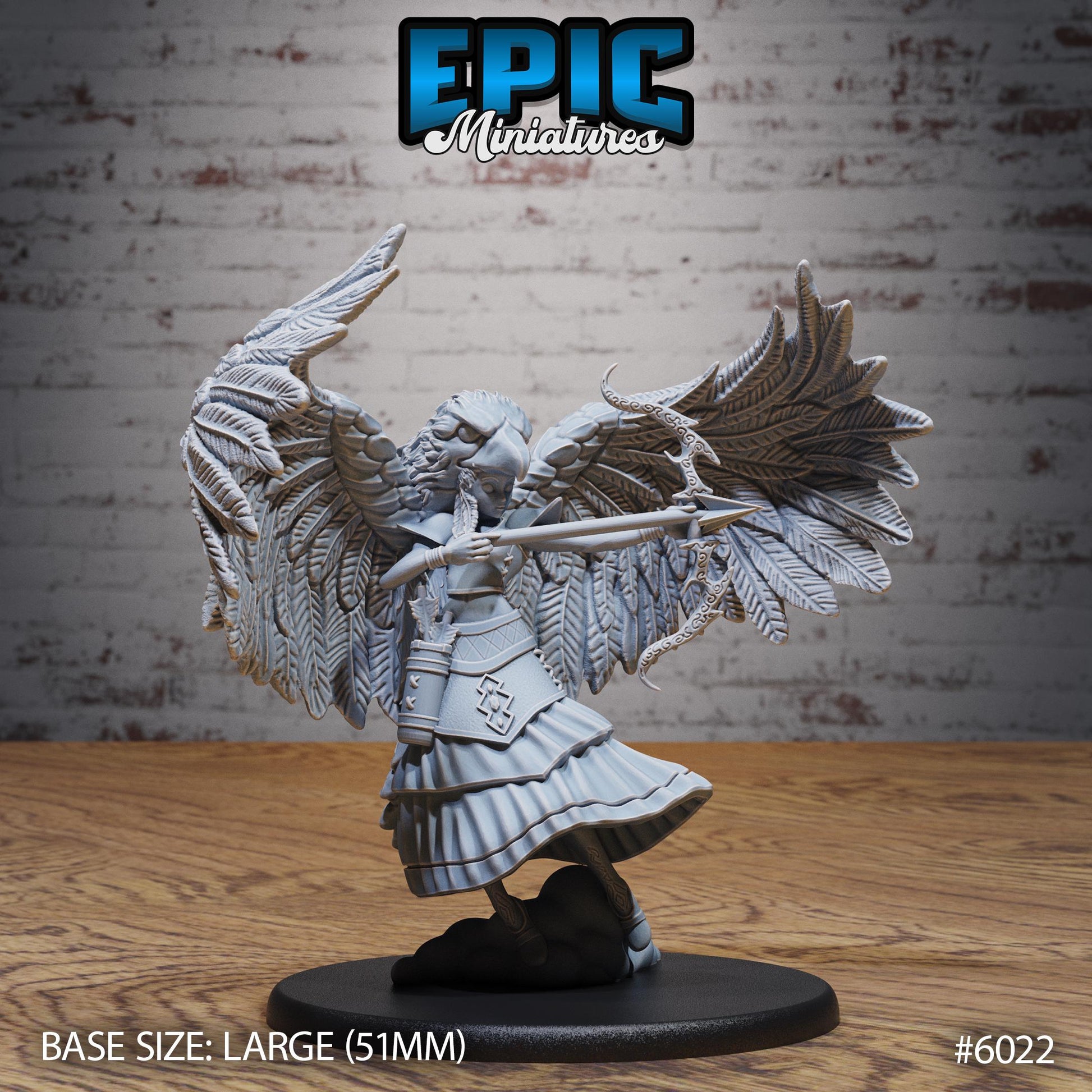 Eagle Spirit Shaman - Resin Miniature - Tabletop miniature - Fantasy Miniature - 32mm - D&D - Sci-fi Miniature