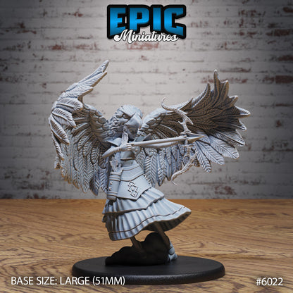 Eagle Spirit Shaman - Resin Miniature - Tabletop miniature - Fantasy Miniature - 32mm - D&D - Sci-fi Miniature