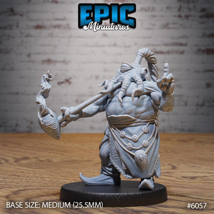 Octo Folk Pirate - Resin Miniature - Tabletop miniature - Fantasy Miniature - 32mm - D&D - Sci-fi Miniature