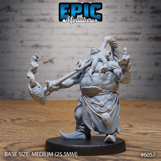 Octo Folk Pirate - Resin Miniature - Tabletop miniature - Fantasy Miniature - 32mm - D&D - Sci-fi Miniature