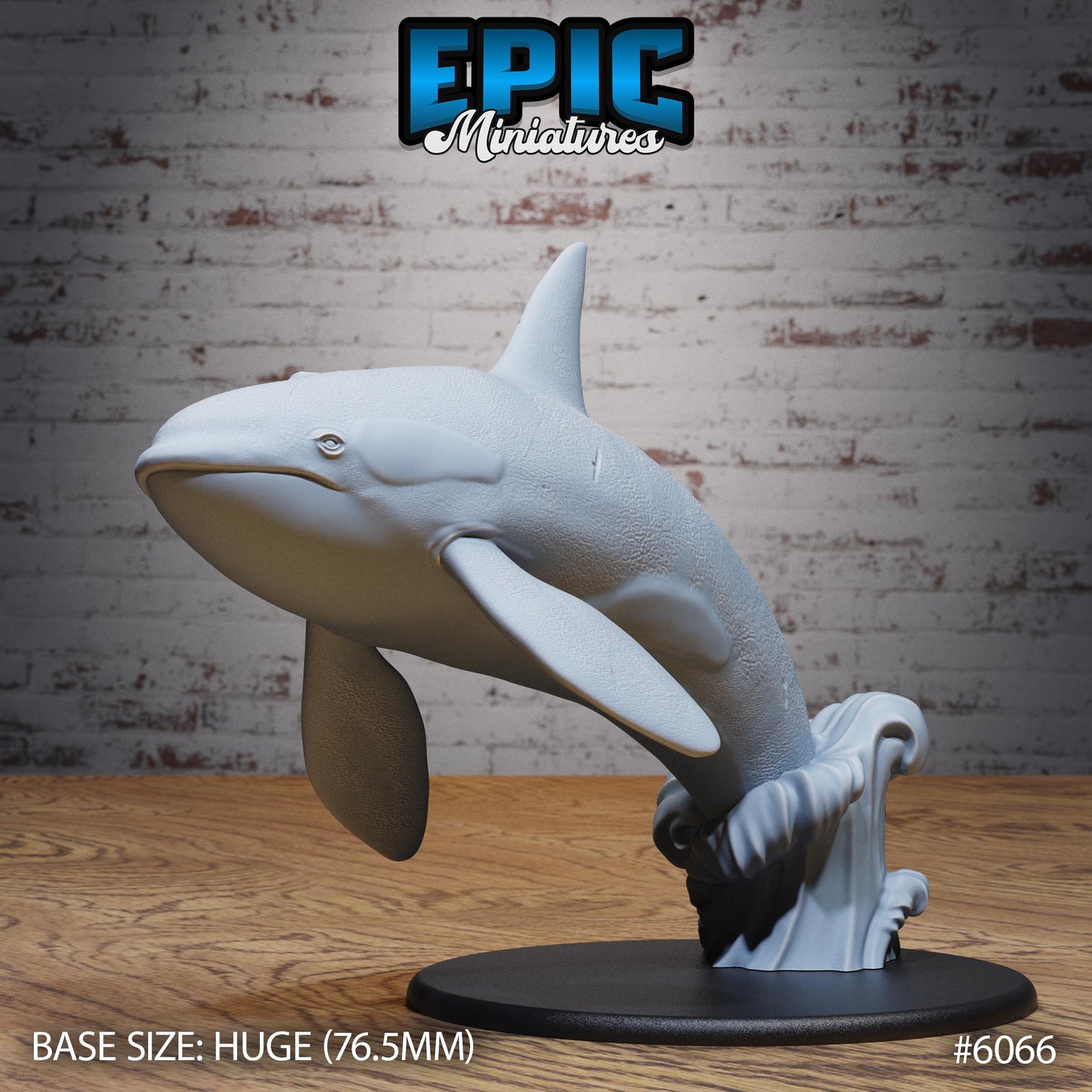 Orca - Hollow - Resin Miniature - Tabletop miniature - Fantasy Miniature - 32mm - D&D - Sci-fi Miniature