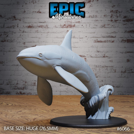Orca - Hollow - Resin Miniature - Tabletop miniature - Fantasy Miniature - 32mm - D&D - Sci-fi Miniature