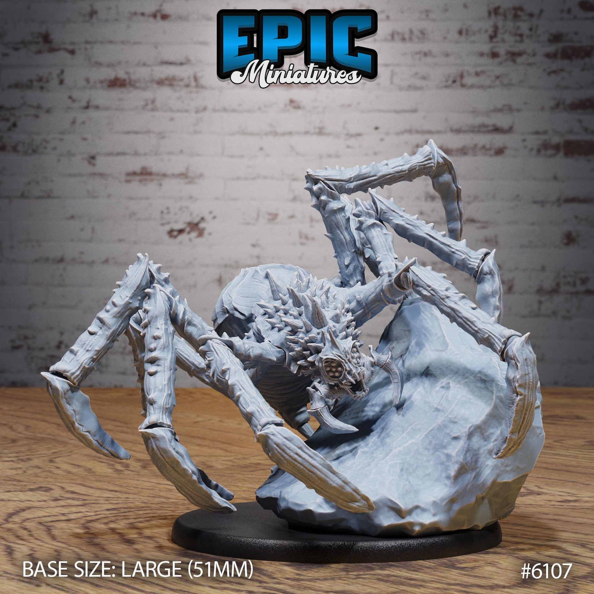 Bebilith Spiders - Resin Miniature - Tabletop miniature - Fantasy Miniature - 32mm - D&D - Sci-fi Miniature