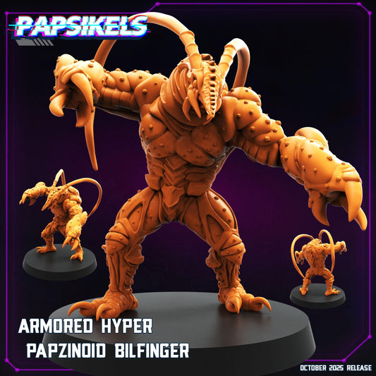 Papzinoid Bilfinger - 3D Printed Miniature - Sci-fi Miniature - Tabletop Miniature - D&D - Papsikel