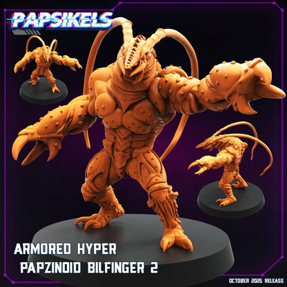 Papzinoid Bilfinger - 3D Printed Miniature - Sci-fi Miniature - Tabletop Miniature - D&D - Papsikel