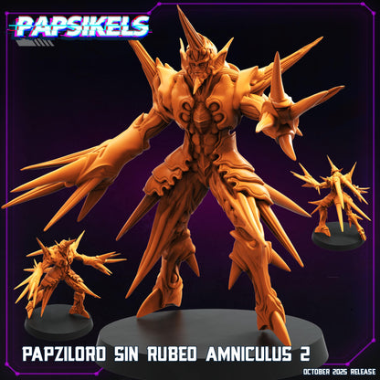 Papzilord Aminiculus - 3D Printed Miniature - Sci-fi Miniature - Tabletop Miniature - D&D - Papsikel