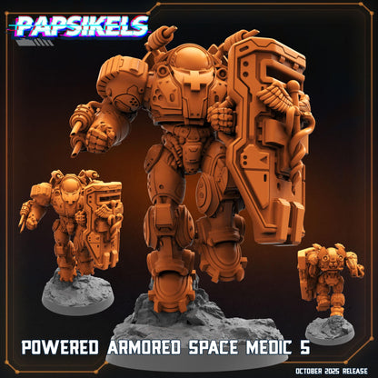 Space Medics - 3D Printed Miniature - Sci-fi Miniature - Tabletop Miniature - D&D - Papsikel
