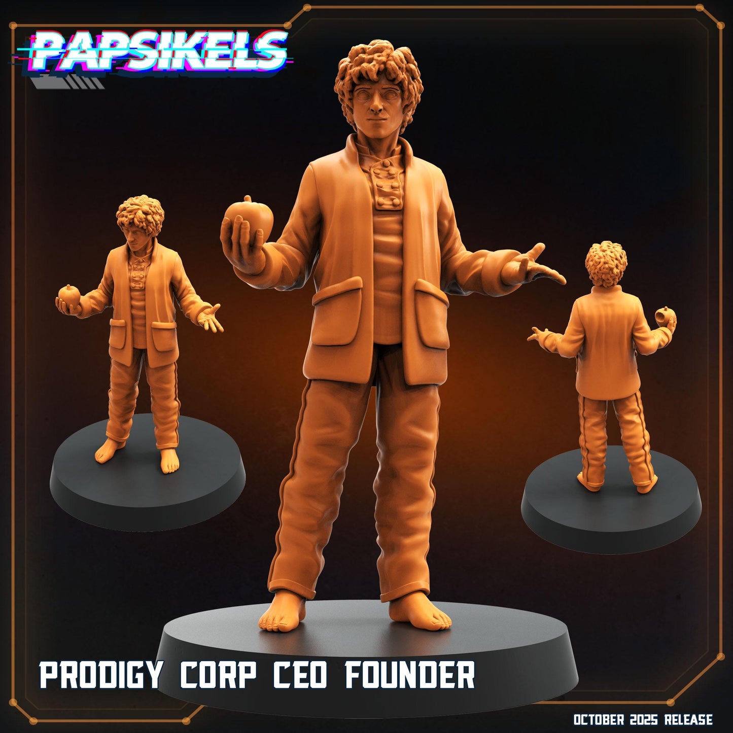 Prodigy Corp - 3D Printed Miniature - Sci-fi Miniature - Tabletop Miniature - D&D - Papsikel