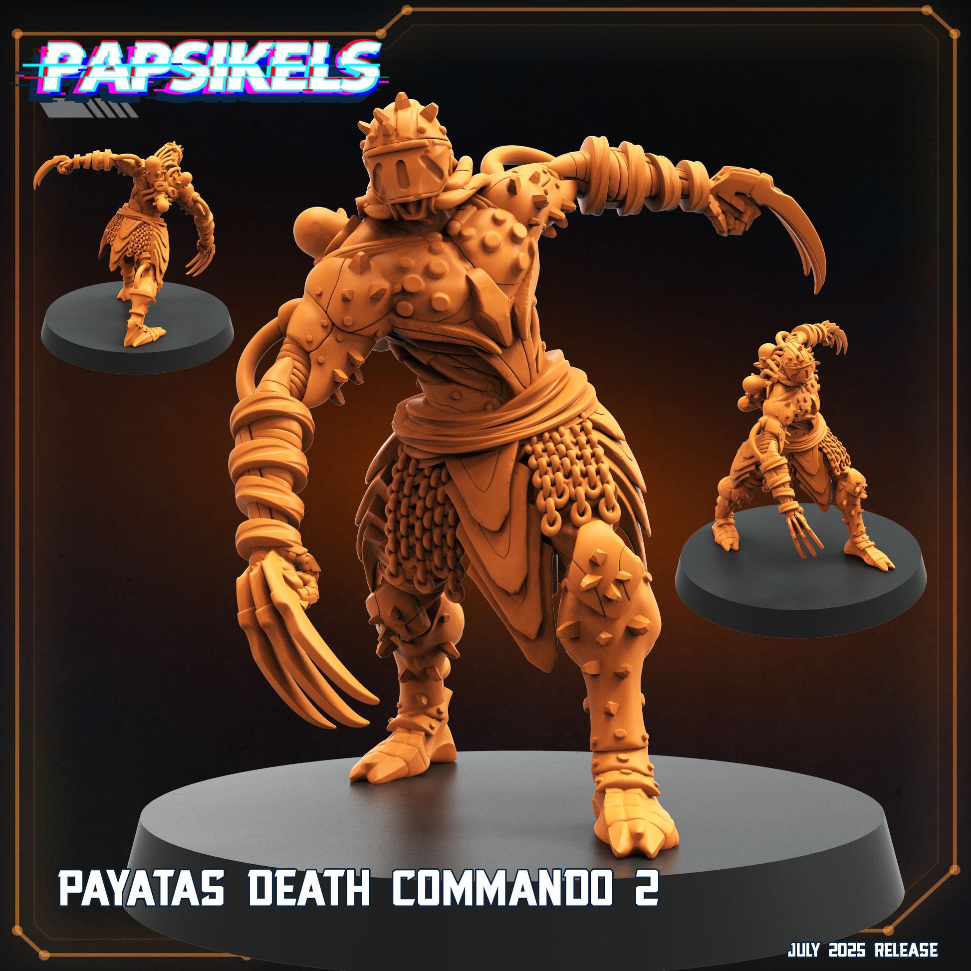 Payatas Death Commandos - Tabletop miniature - Fantasy - 32mm - D&D - Sci fi Papsikel
