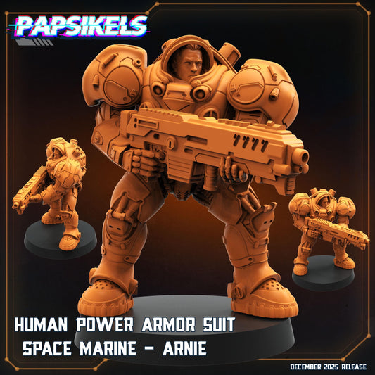 Arnie - Tabletop miniature - Fantasy - 32mm - D&D - Sc fi Papsikel