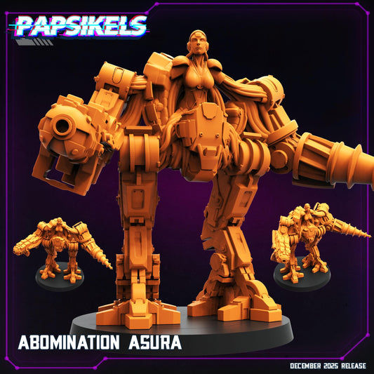Abomination Asura - Tabletop miniature - Fantasy - 32mm - D&D - Sc fi Papsikel