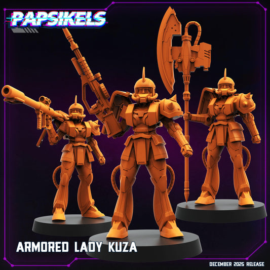 Lady Kuza - Tabletop miniature - Fantasy - 32mm - D&D - Sc fi Papsikel