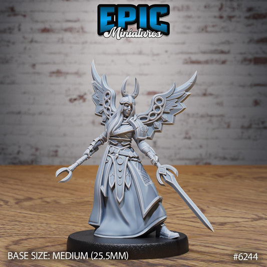 Aasimar Deva - Resin Miniature - Tabletop miniature - Fantasy Miniature - 32mm - D&D - Sci-fi Miniature