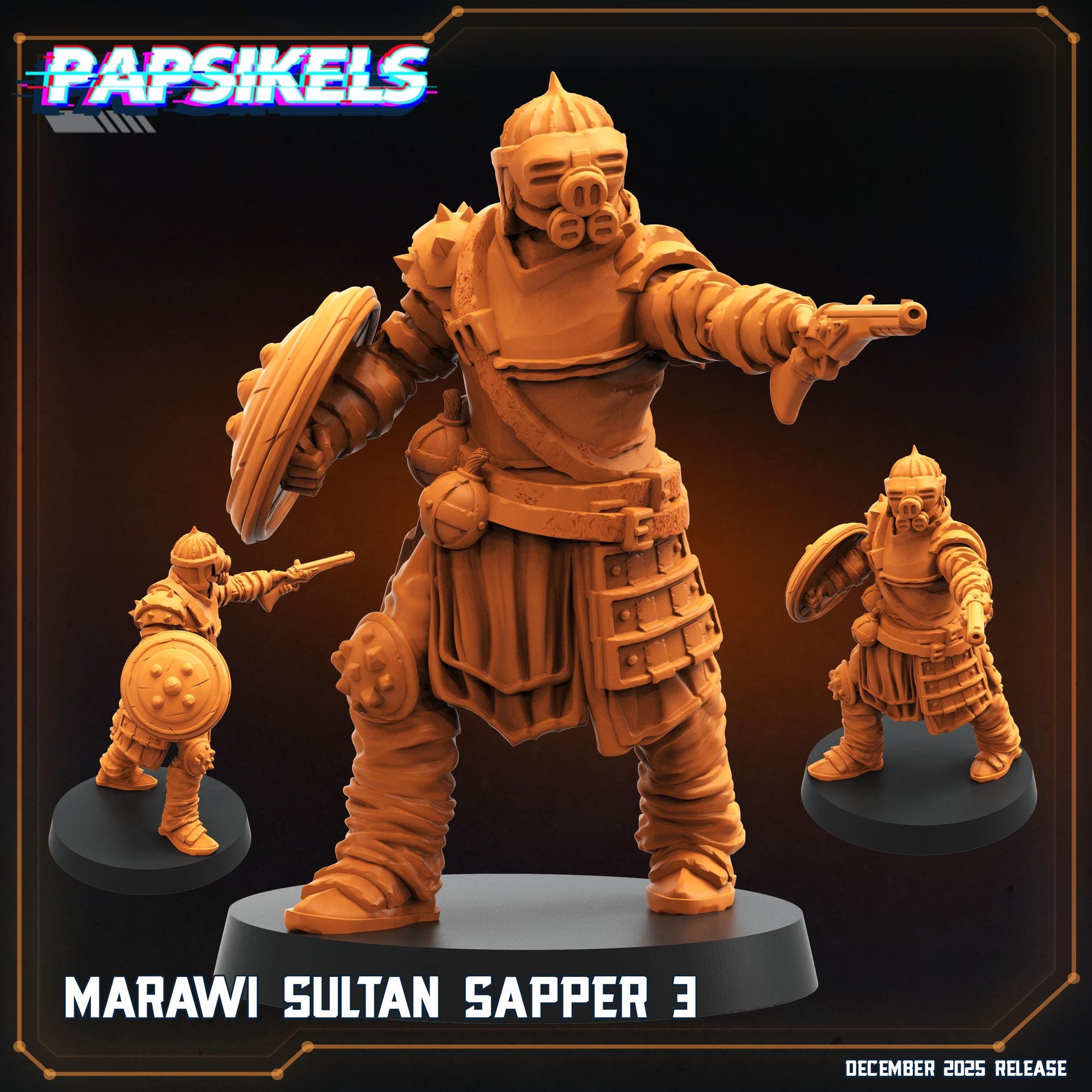 Marawi - 32mm Sci-fi Miniature - Papsikel