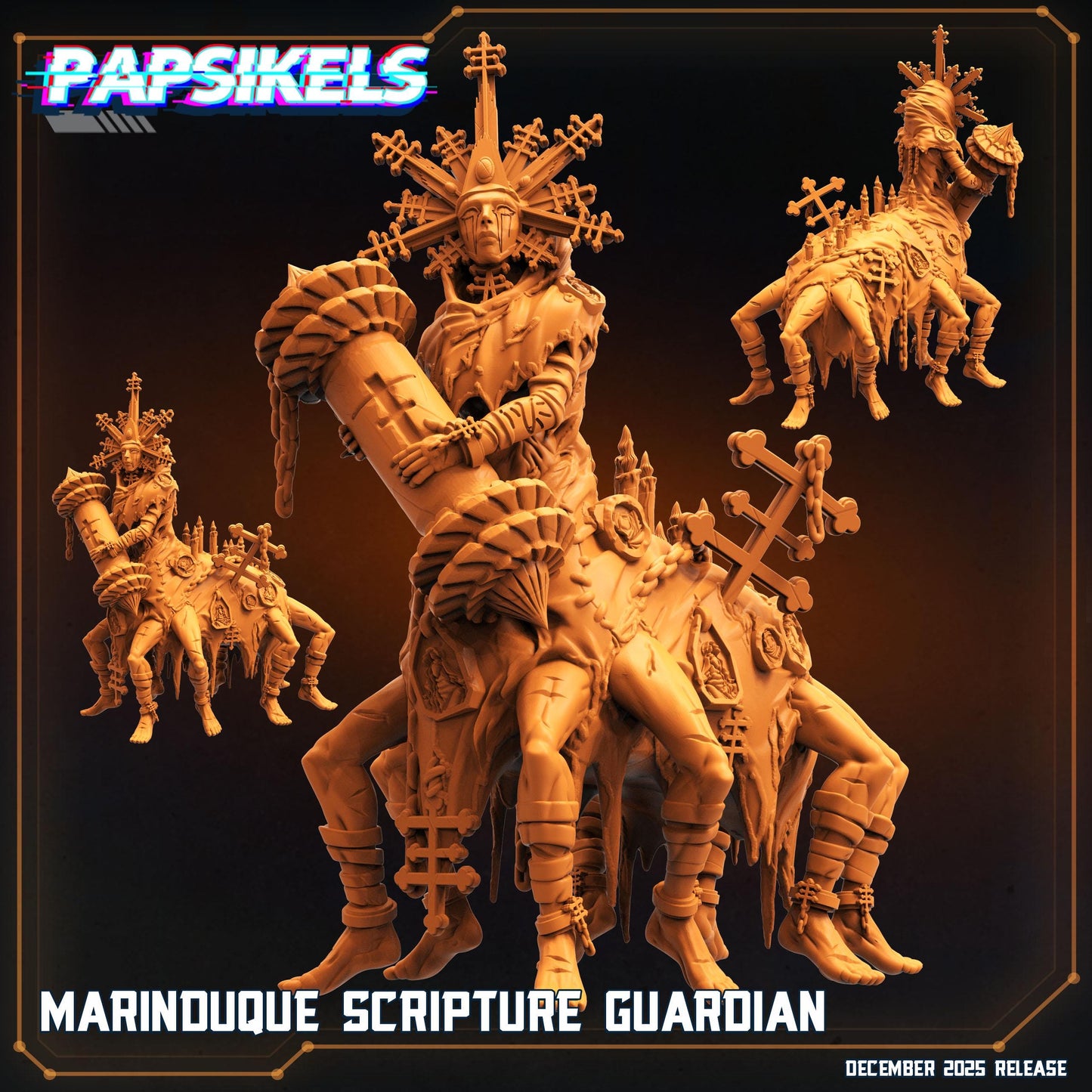 Scripture Guardian - 32mm Sci-fi Miniature - Papsikel
